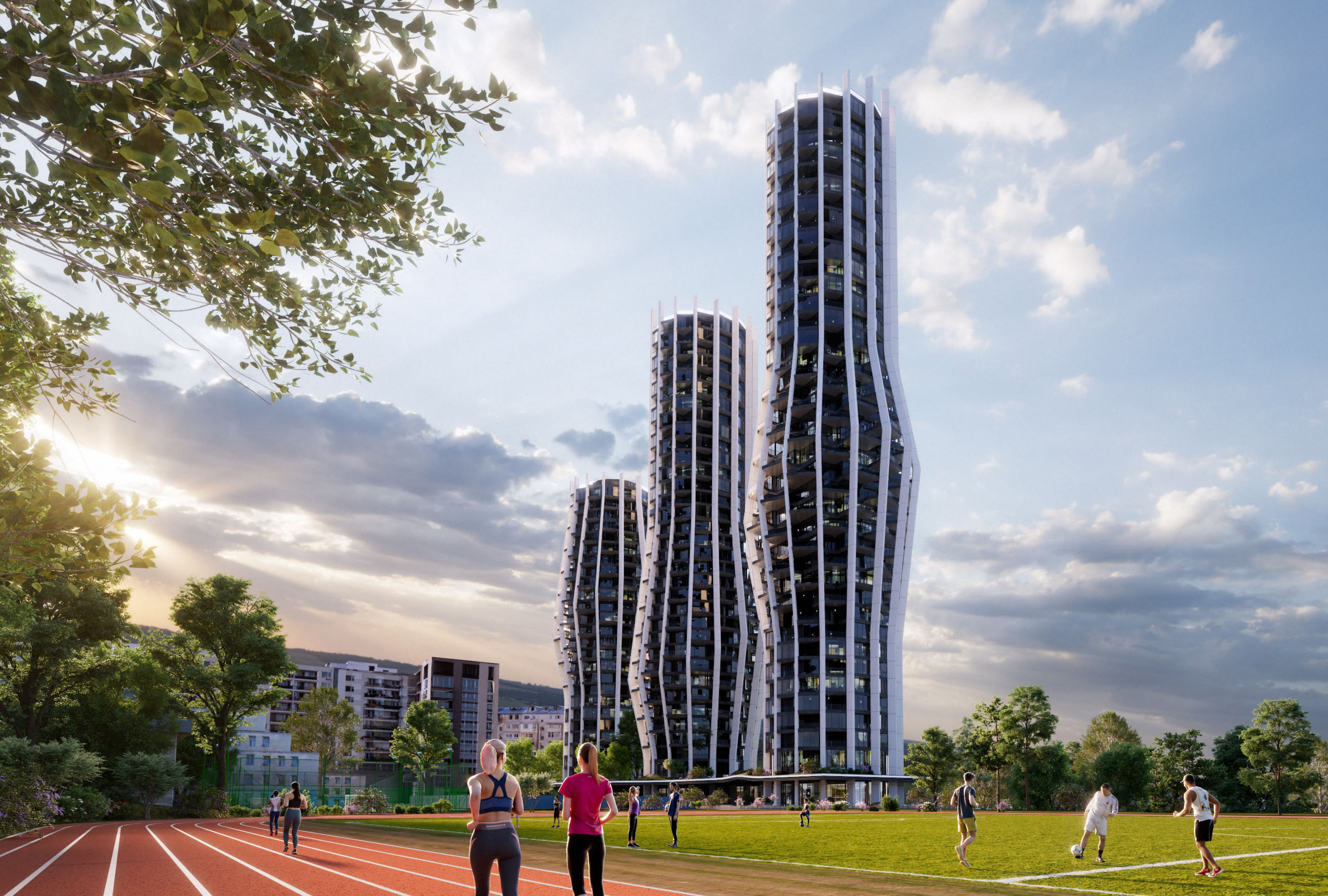 Alliance Highline towers in Tbilisi